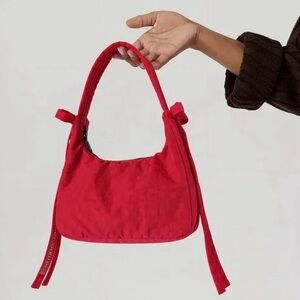 NWT Baggu x Sandy Liang Red Bow Bag